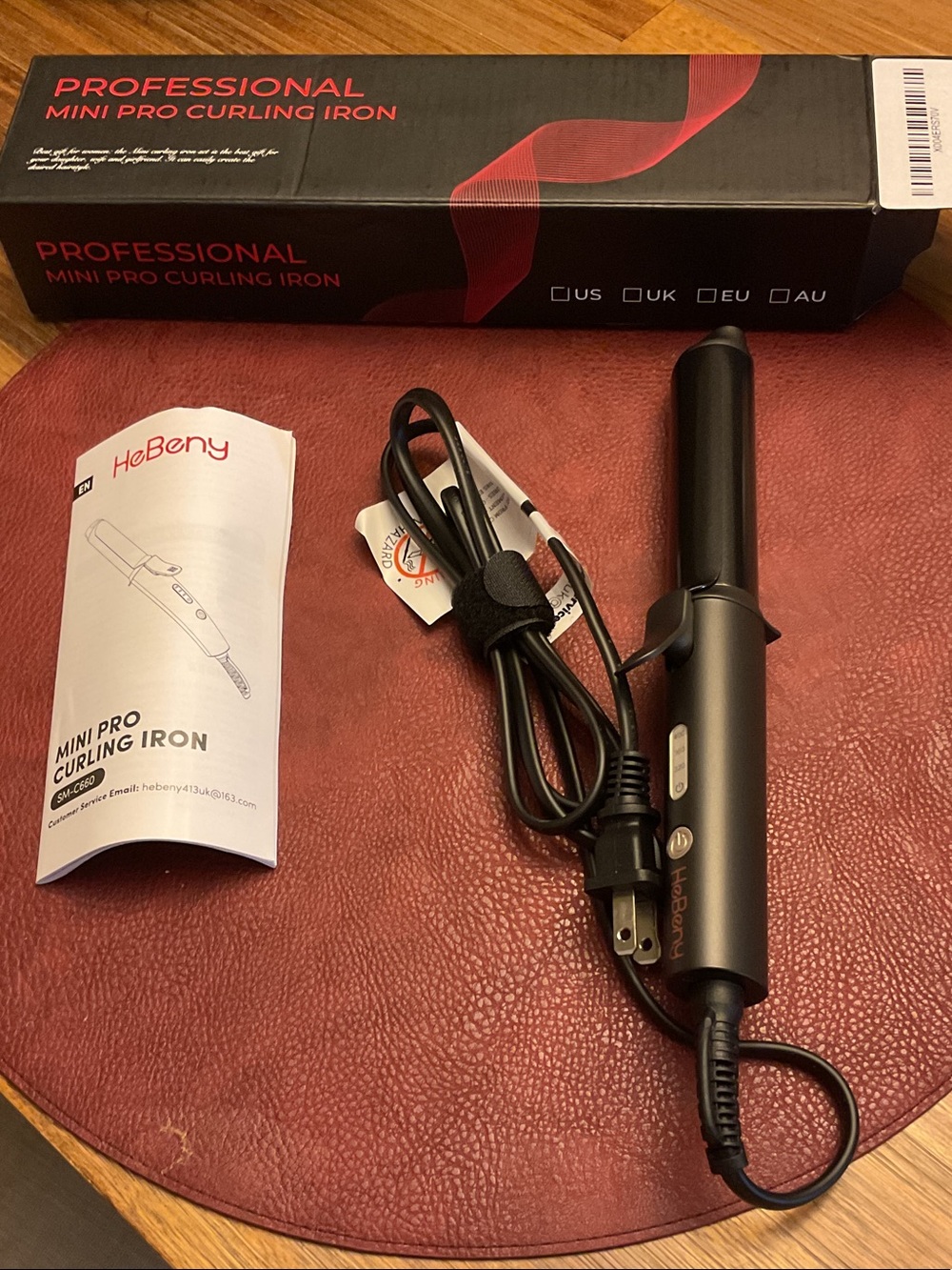 Mini Pro Curling Iron - Black